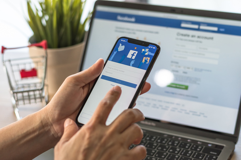 Facebook social media app Facebook boosted post and Facebook ads