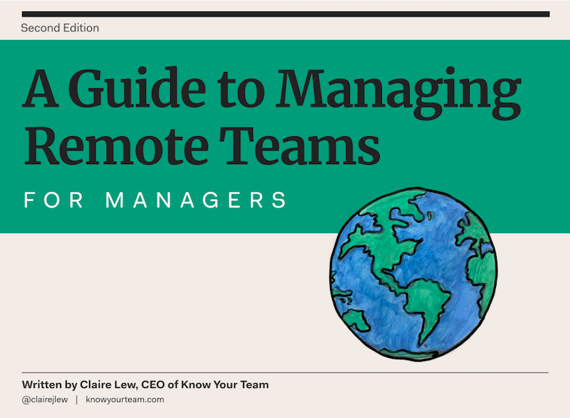 Know Your Team - A Guide to Managing Remote Teams