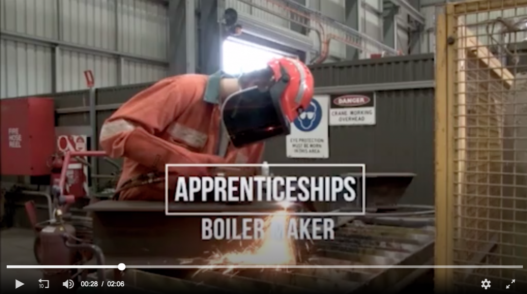 Nyrstar boilermaker apprenticeship recruitment video